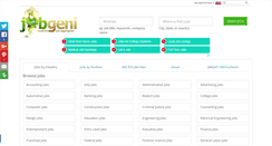 Desktop Screenshot of jobgeni.com